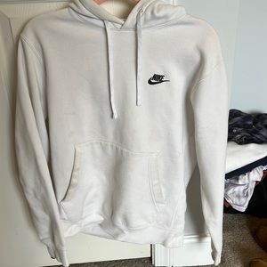 white nike hoodie